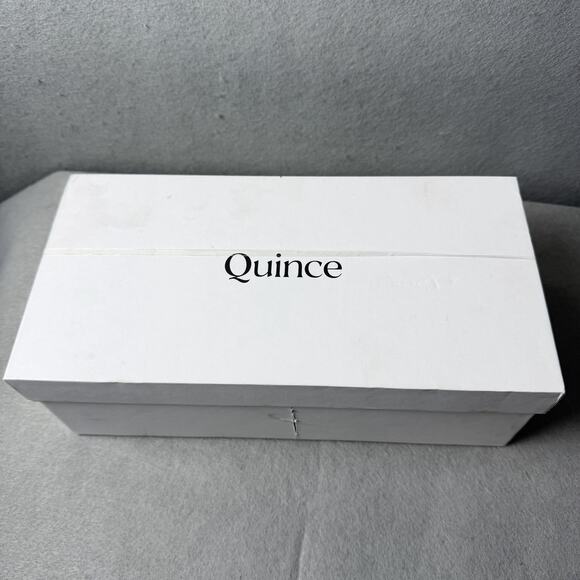 Quince Italian Leather Mary-Jane Ballet Flat Black Shoes Women's US 8 - Picture 5 of 6